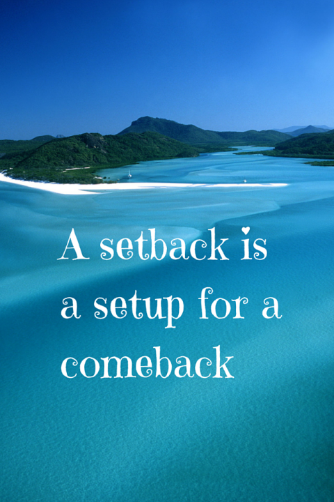 Setback quote picture