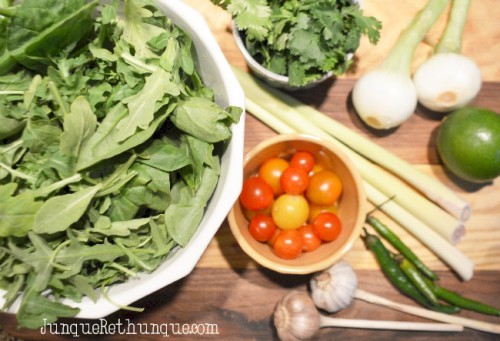 Yum Salad fresh ingredients laurie marshall 1