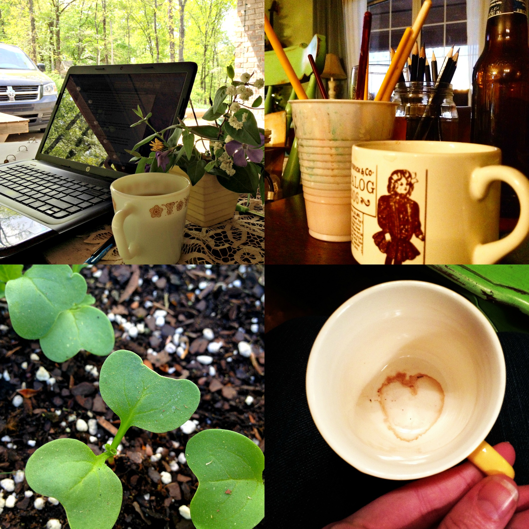 My Day Friday with coffee Collage