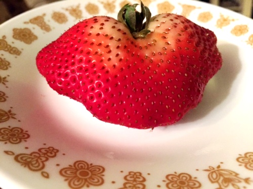 awkward strawberry
