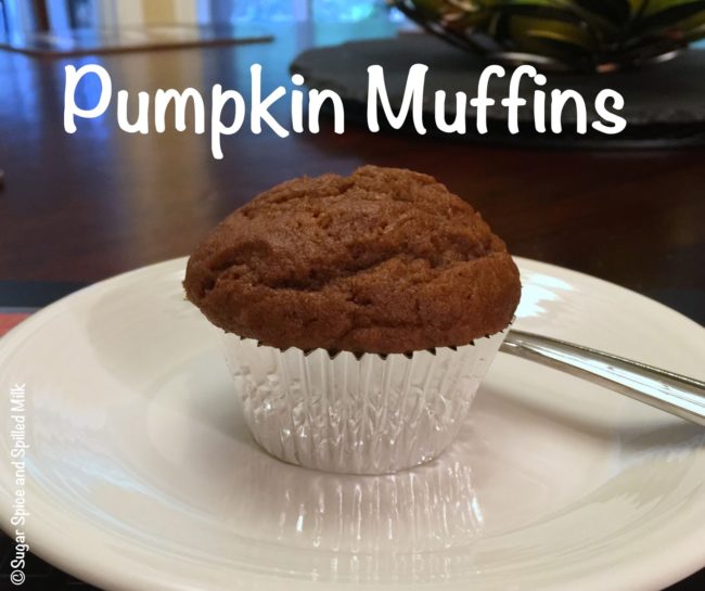 Pumpkin Muffins via Anita Stafford of Sugar Spice and Spilled Milk