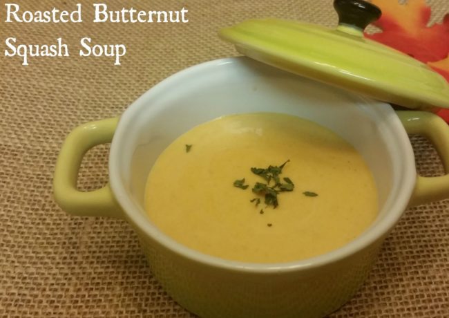 Roasted Butternut Squash Soup via Renee Birchfield of If Spoons Could Talk
