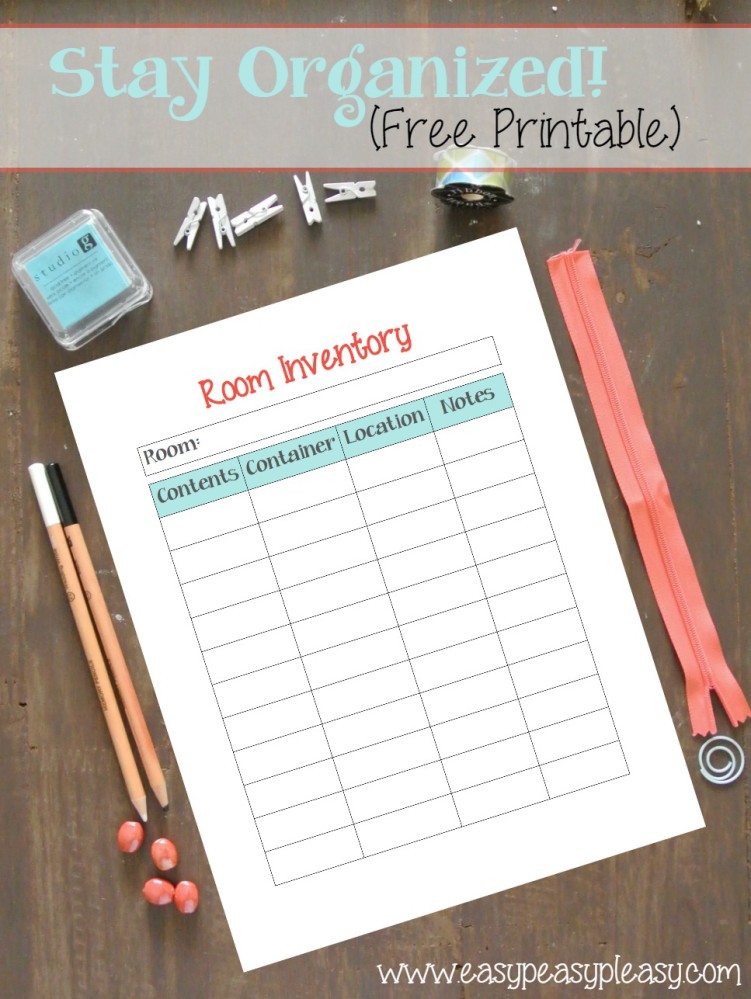 How To Organize A Room With Free Printable Arkansas Women Bloggers