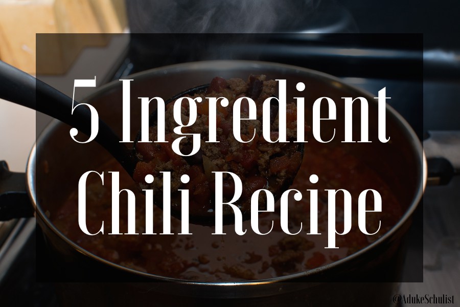 Courtney Schulist Super Easy 5 Ingredient Chili