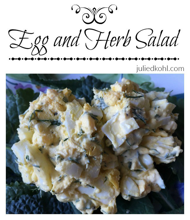 Egg and Herb Salad via Julie Kohl