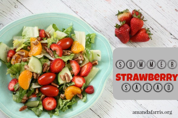 Strawberry Salad via Amanda Farris